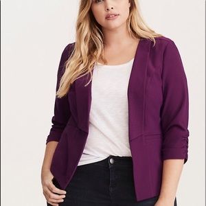 Torrid Purple Blazer